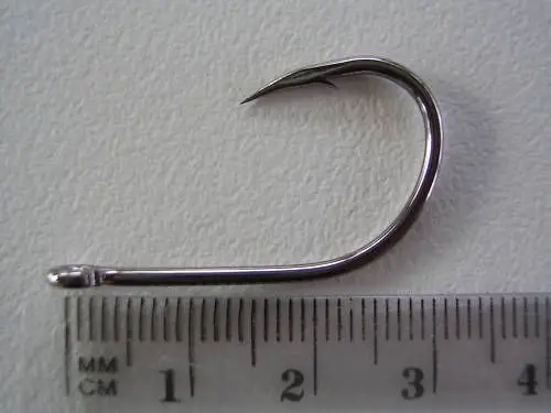 1 Packet of Mustad 10829NPBLN Big Gun Chemically Sharp Fishing Hooks