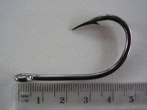 1 Packet of Mustad 10829NPBLN Big Gun Chemically Sharp Fishing Hooks