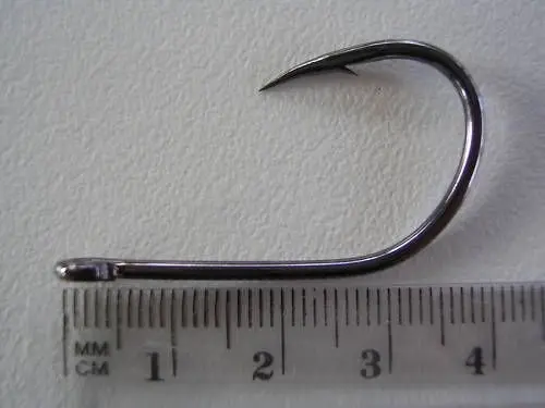 1 Packet of Mustad 10829NPBLN Big Gun Chemically Sharp Fishing Hooks