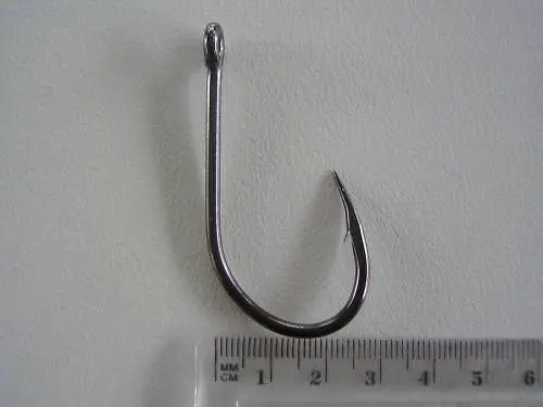 1 Packet of Mustad 10829NPBLN Big Gun Chemically Sharp Fishing Hooks