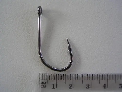 1 Packet of Mustad 10829NPBLN Big Gun Chemically Sharp Fishing Hooks