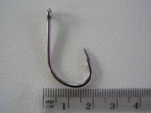 1 Packet of Mustad 10829NPBLN Big Gun Chemically Sharp Fishing Hooks