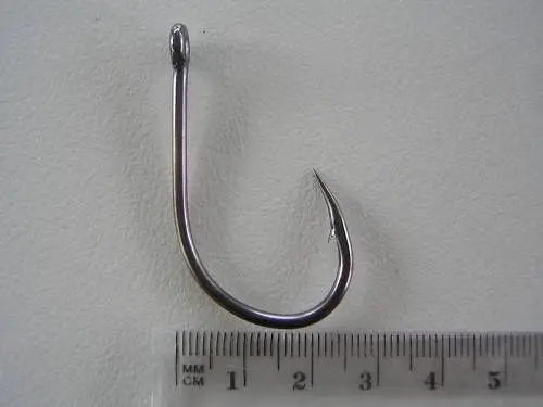 1 Packet of Mustad 10829NPBLN Big Gun Chemically Sharp Fishing Hooks