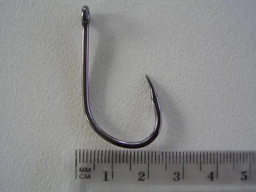 1 Packet of Mustad 10829NPBLN Big Gun Chemically Sharp Fishing Hooks