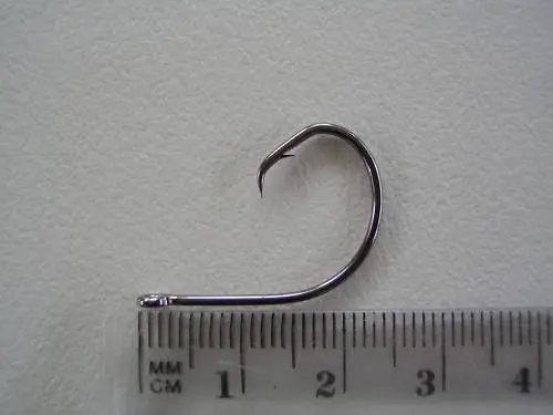 1 Packet of Mustad 39951NPBLN Demon Circle Light Chemically Sharp Fishing Hooks