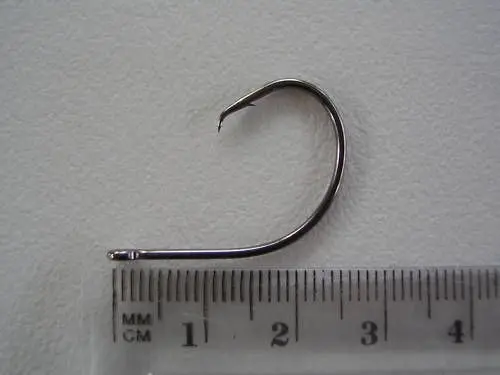 1 Packet of Mustad 39951NPBLN Demon Circle Light Chemically Sharp Fishing Hooks