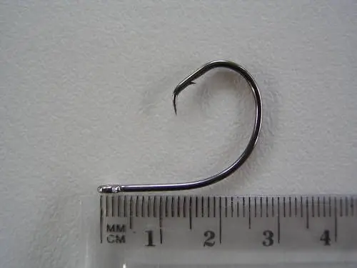 1 Packet of Mustad 39951NPBLN Demon Circle Light Chemically Sharp Fishing Hooks