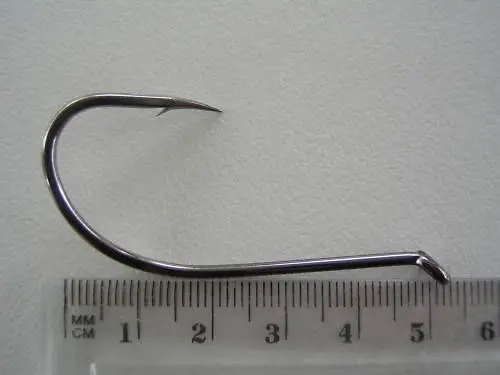 1 Packet of Mustad 92604NPBLN Penetrator Chemically Sharp Fishing Hooks