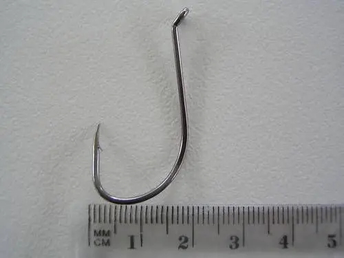 1 Packet of Mustad 92604NPBLN Penetrator Chemically Sharp Fishing Hooks