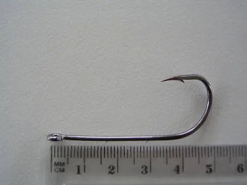 1 Packet of Mustad 92647NPBLN Long Baitholder Chemically Sharp Fishing Hooks