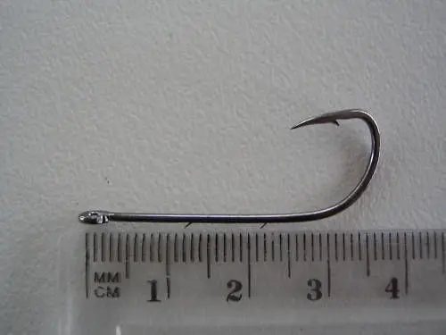 1 Packet of Mustad 92647NPBLN Long Baitholder Chemically Sharp Fishing Hooks