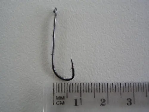 1 Packet of Mustad 92647NPBLN Long Baitholder Chemically Sharp Fishing Hooks