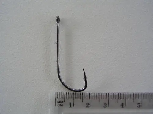 1 Packet of Mustad 92647NPBLN Long Baitholder Chemically Sharp Fishing Hooks