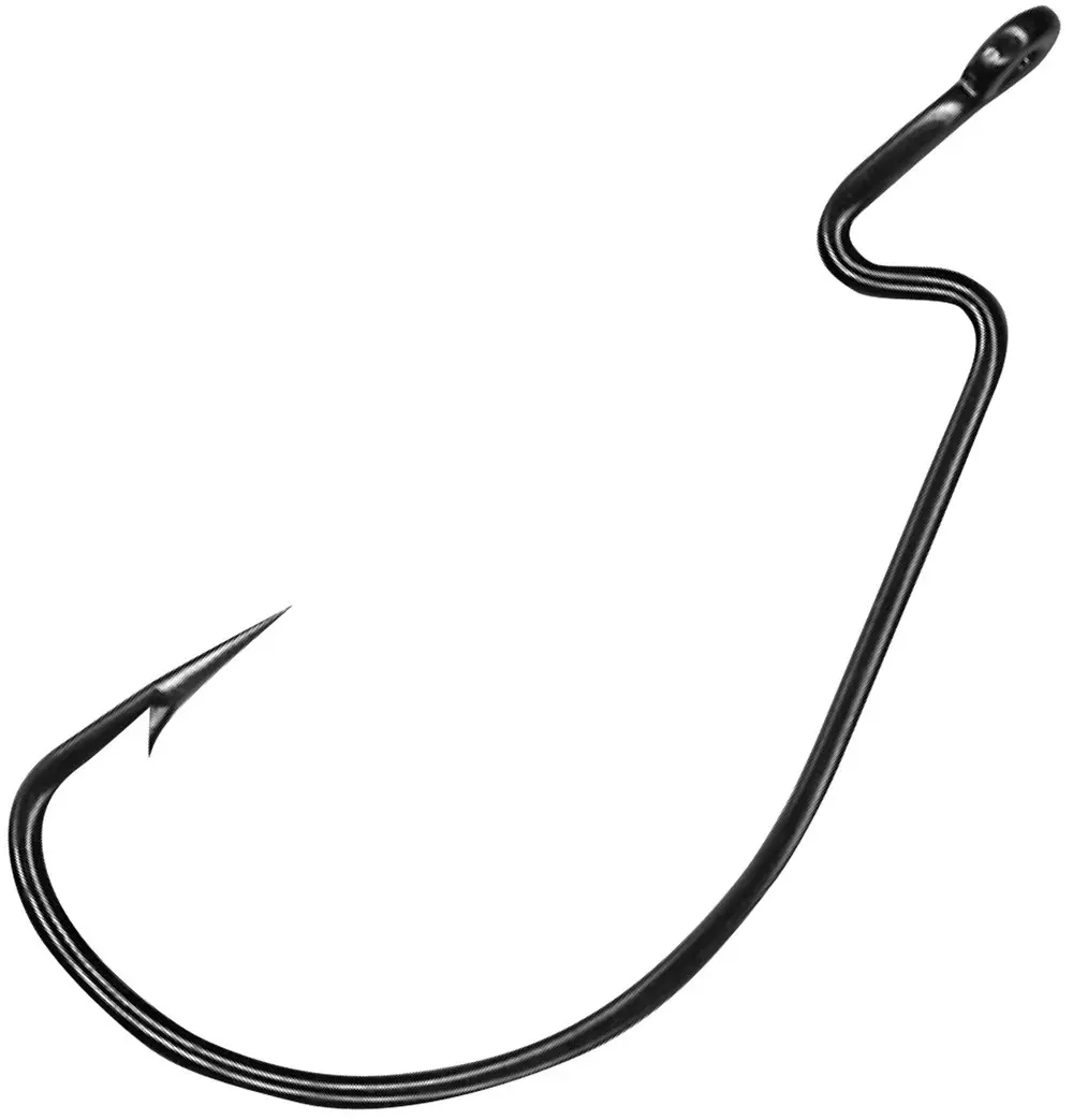 1 Packet of Mustad 38117BLN Mega Bait Worm Chemically Sharp Fishing Hooks