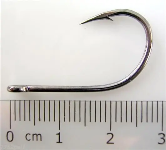 3 Packs of Mustad 10829NPBLN Big Gun Chemically Sharp Fishing Hooks