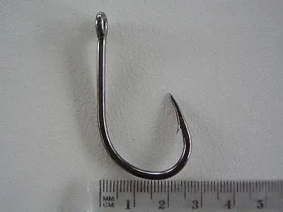 10 Packs of Mustad 10829NPBLN Big Gun Chemically Sharp Fishing Hooks