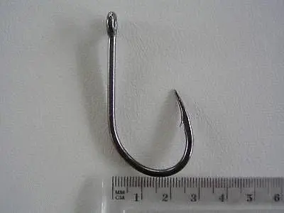 10 Packs of Mustad 10829NPBLN Big Gun Chemically Sharp Fishing Hooks