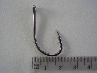 10 Packs of Mustad 10829NPBLN Big Gun Chemically Sharp Fishing Hooks