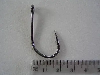 10 Packs of Mustad 10829NPBLN Big Gun Chemically Sharp Fishing Hooks