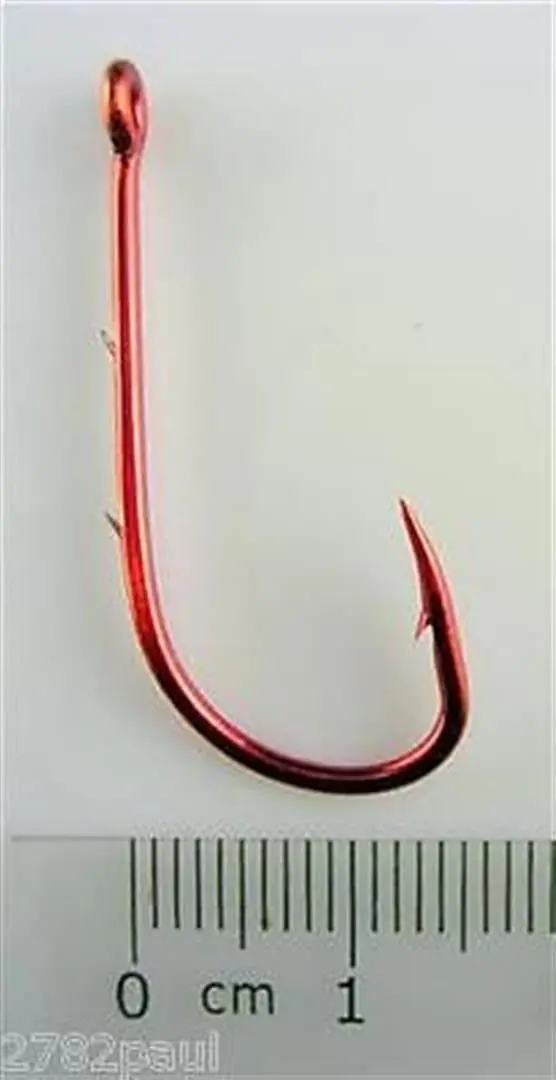 3 Packs of Mustad 92668NPNR Red Baitholder Chemically Sharp Fishing Hooks