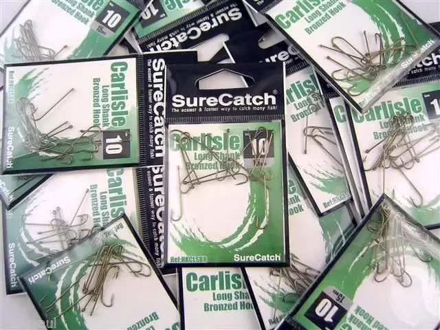 10 Packs of Surecatch Longshank Bronze Carlisle Fishing Hooks