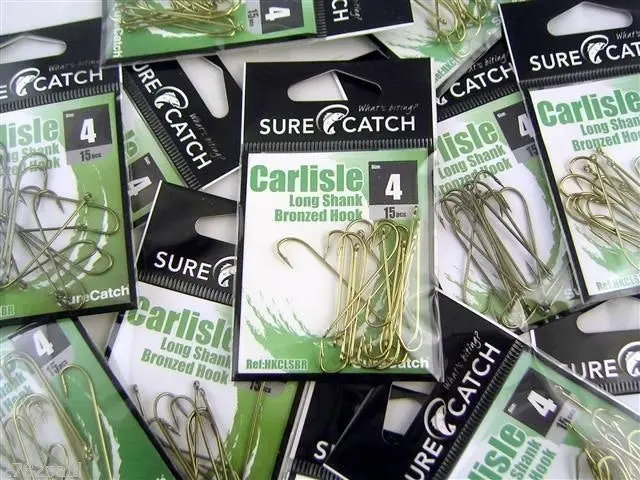 10 Packs of Surecatch Longshank Bronze Carlisle Fishing Hooks