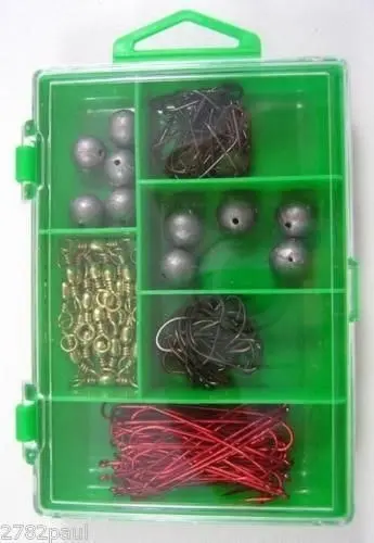 Surecatch 130pc Bream Pack In Fishing Tackle Box - Tackle Kit