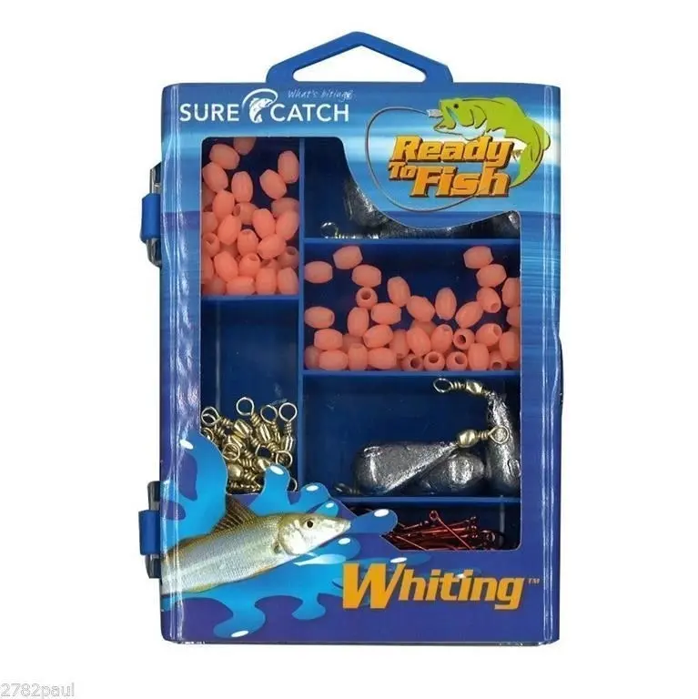 Surecatch 226 Pc Whiting Pack In Fishing Tackle Box - Tackle Kit