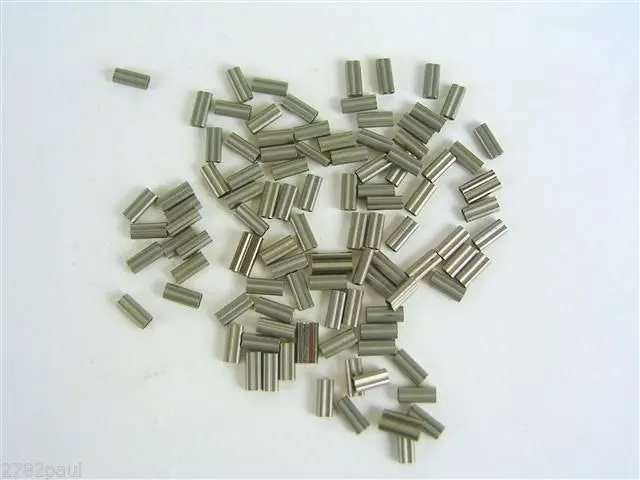 100 x Size 11 Mason Crimps - Crimping Connector Sleeves for Fishing Wire/Line