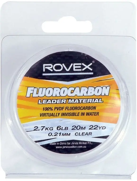 20m Spool of Rovex Fluorocarbon Leader Material 100% PVDF Fluorocarbon