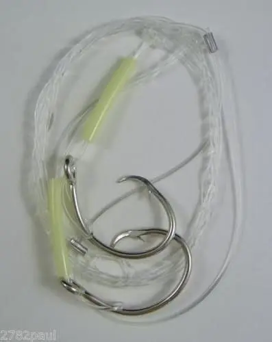 Mustad Hapuka Rig - Two Hook Hapuka Fishing Rig with Circle Hooks