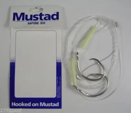 Mustad Hapuka Rig - Two Hook Hapuka Fishing Rig with Circle Hooks