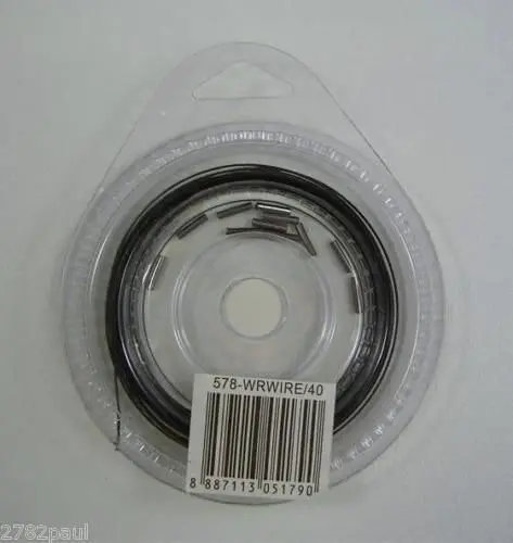 10m of Twist & Melt Stainless Steel Black Nylon Coated Fishing Wire