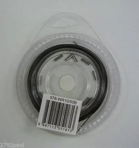 10m of Twist & Melt Stainless Steel Black Nylon Coated Fishing Wire