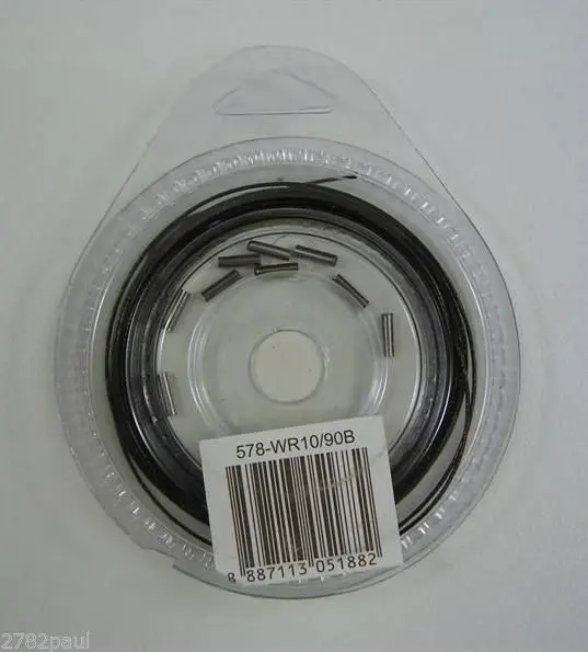 10m of Twist & Melt Stainless Steel Black Nylon Coated Fishing Wire