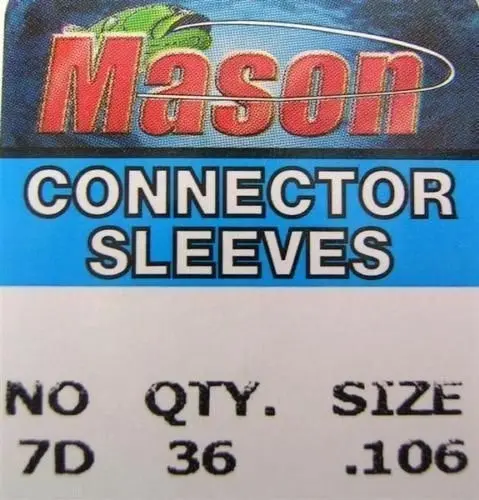 36 Pcs of Mason Crimps - Crimping Connector Sleeves for Fishing Wire/Line