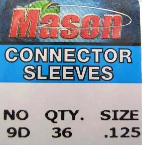 36 Pcs of Mason Crimps - Crimping Connector Sleeves for Fishing Wire/Line