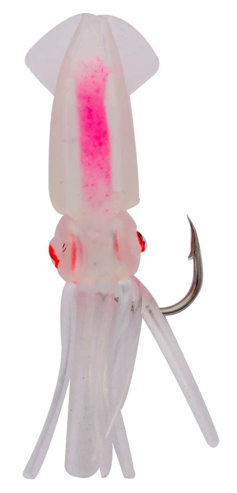 Wilson 7cm Rigged to Jig Rig - Three Hook Squid Style Jig - Fully UV Active