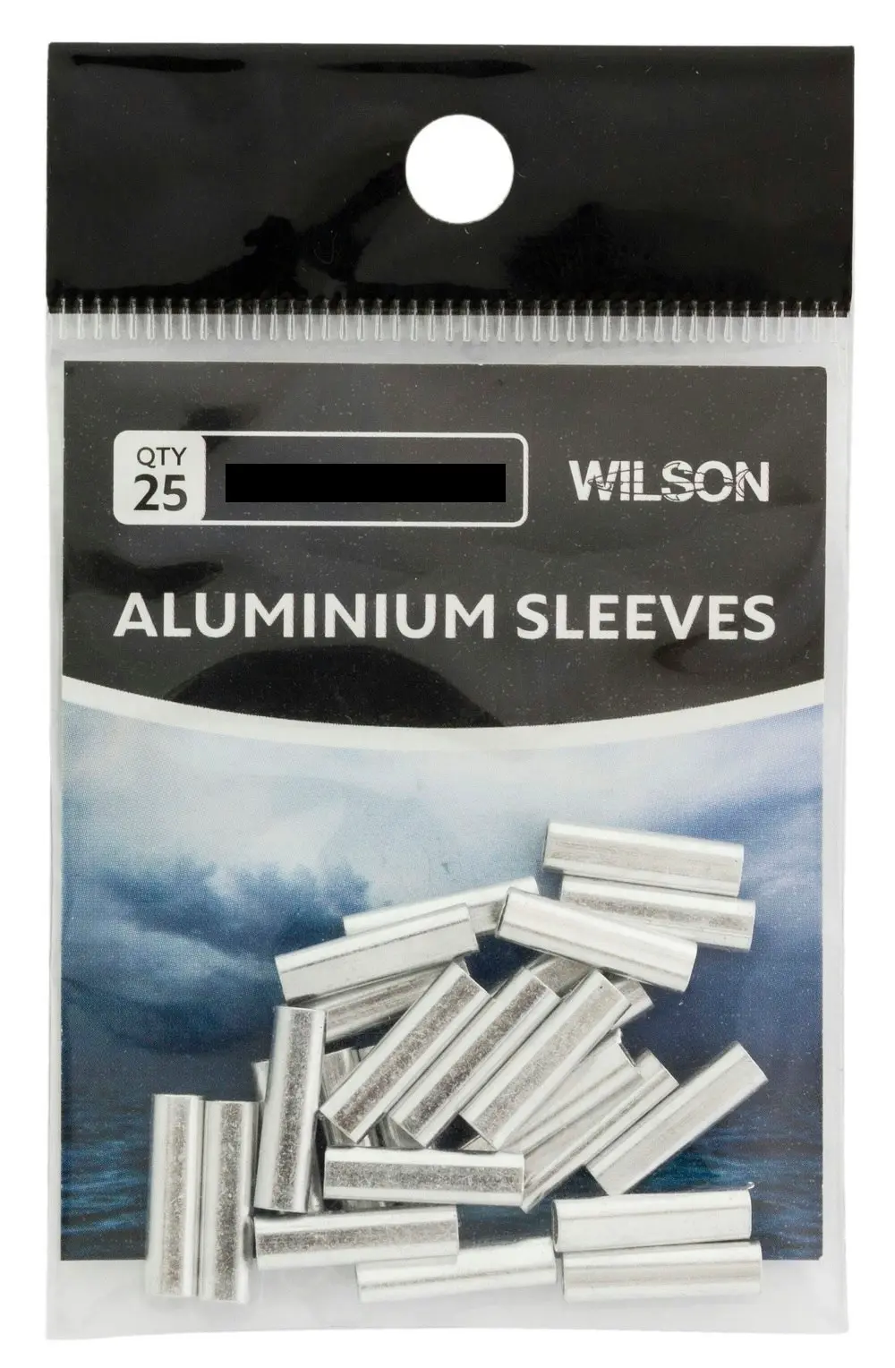 25 Pack of Wilson Aluminium Crimps - Connector Sleeves for Fishing Wire/Line