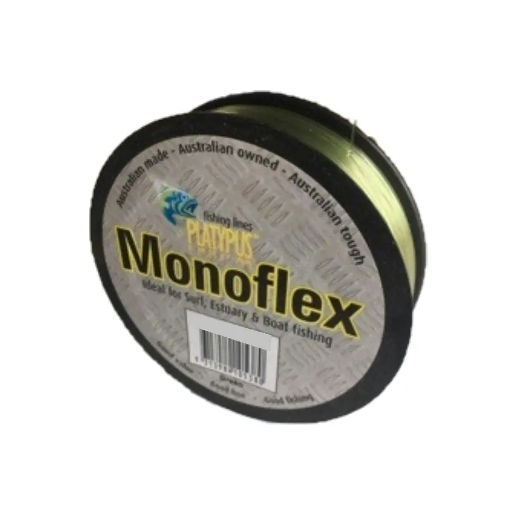 500m Spool of Green Platypus Monoflex Mono Fishing Line - Australian Made Line