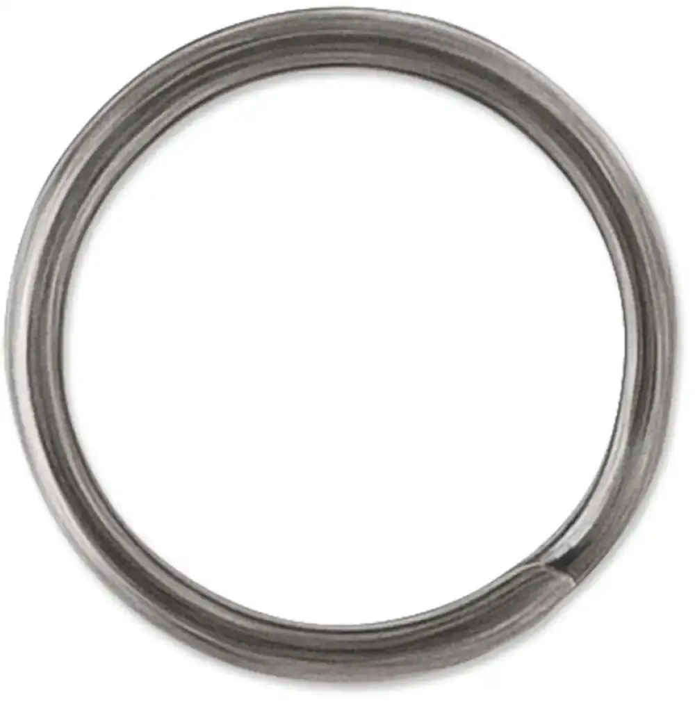 1 Packet of VMC Stainless Steel Split Rings With Black Nickel Finish