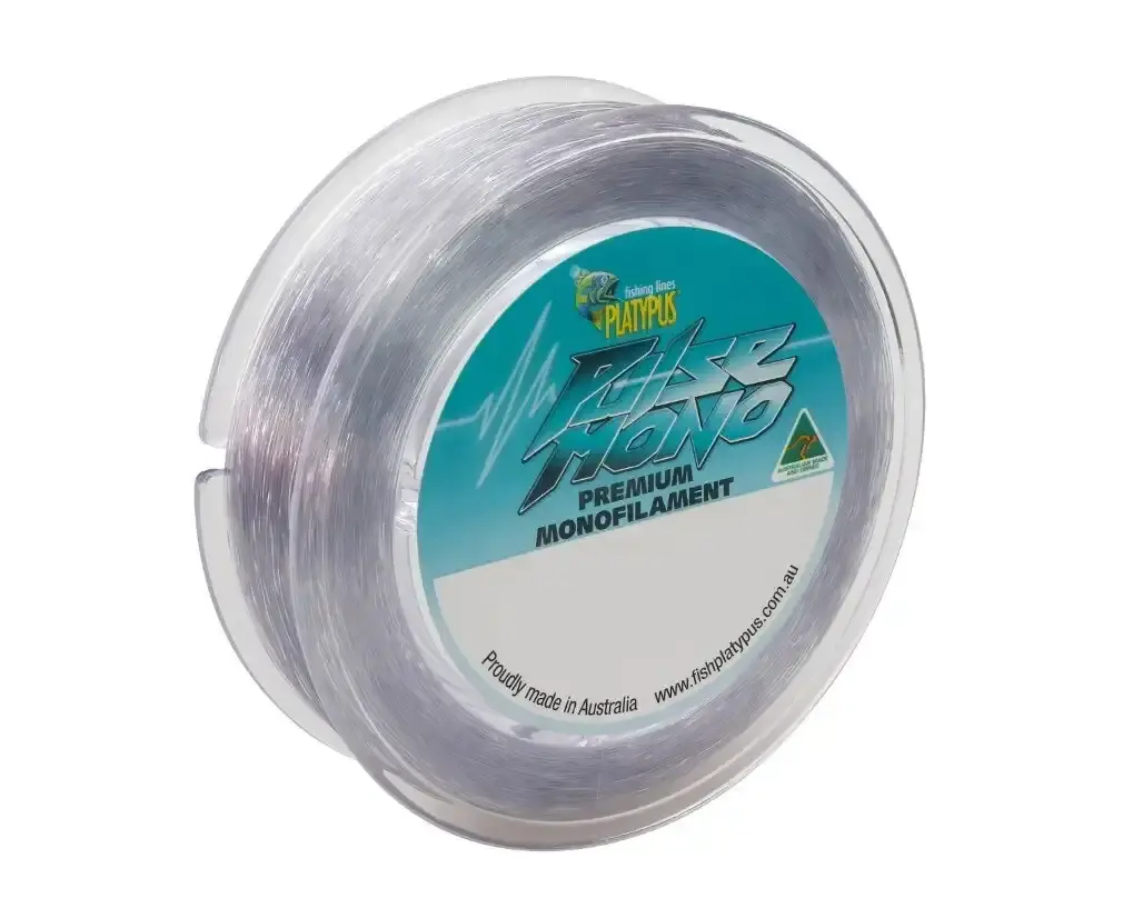 300m Spool of Platypus Pulse Mono Premium Monofilament Clear Fishing Line