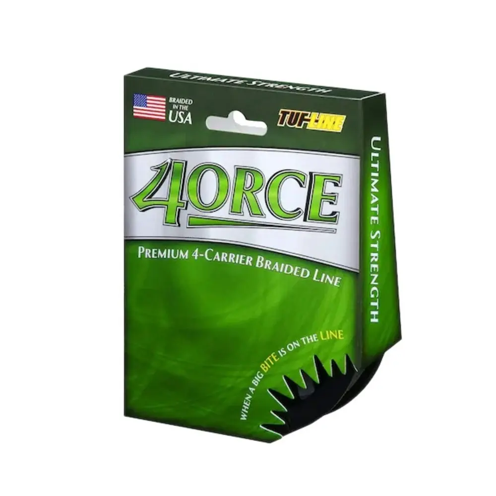 300yd Spool of Green Tuf-Line 4Orce 4 Carrier Braided Fishing Line