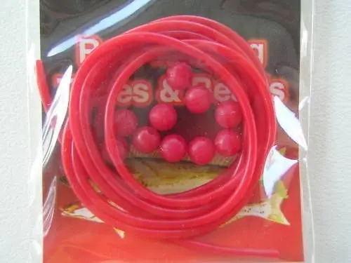 1 Packet of Wilson Red Whiting Tubes And Beads