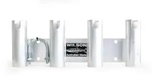 Wilson Bull Bar Fishing Rod Holder/Carrier Aluminium 4 Hole