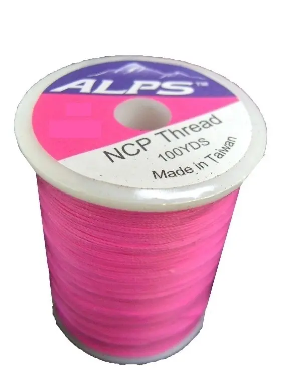 Alps 100yds of Pink Rod Wrapping Thread - Size A (0.15mm) Rod Binding Cotton