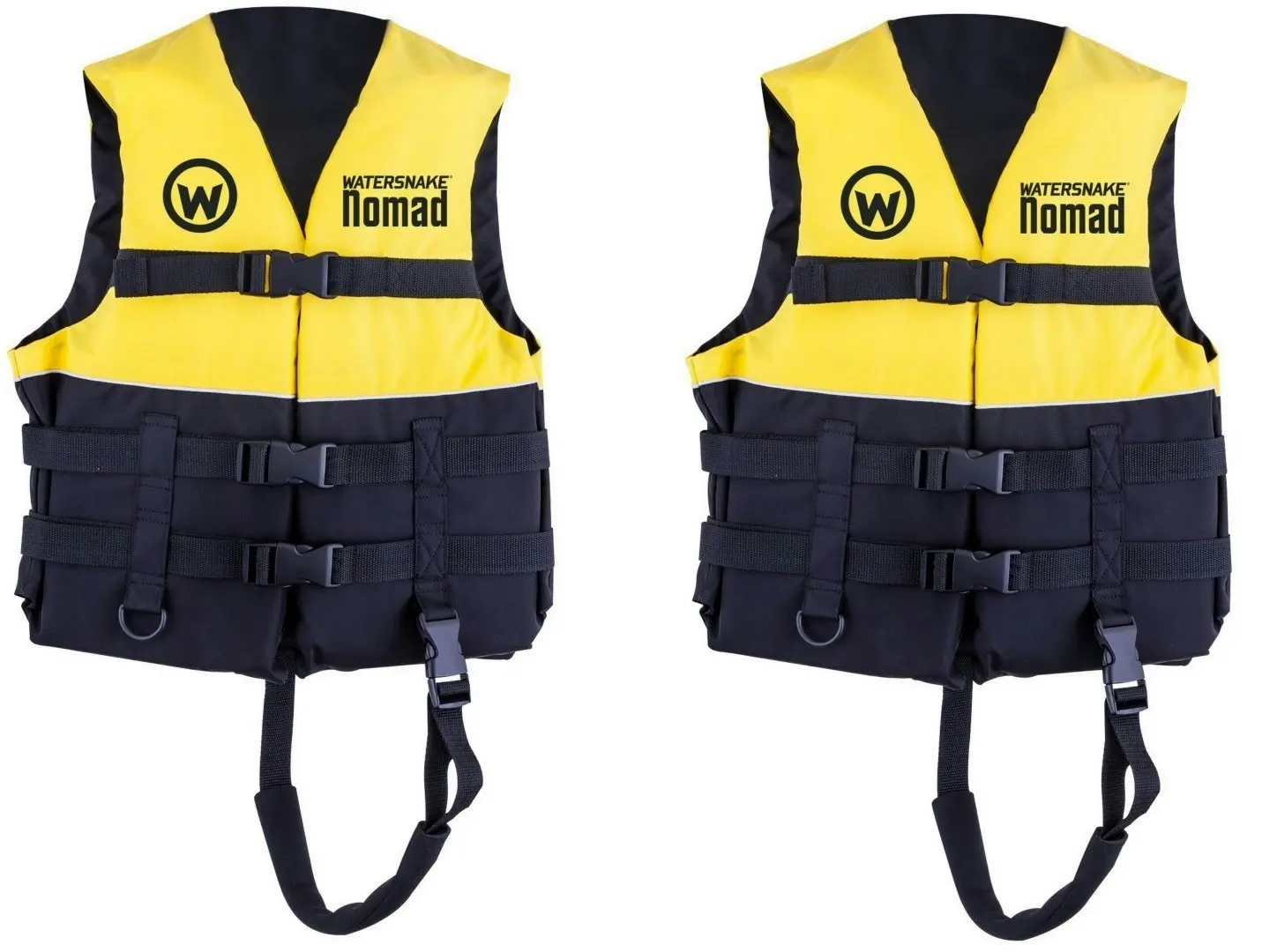 2 X Watersnake Nomad Adult or Child Life Jackets - Yellow Level 50 PFDs