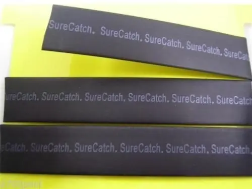 3 Packets of Black Surecatch Fishing Heat Shrink Tube - Wire Cable Sleeve Tubing