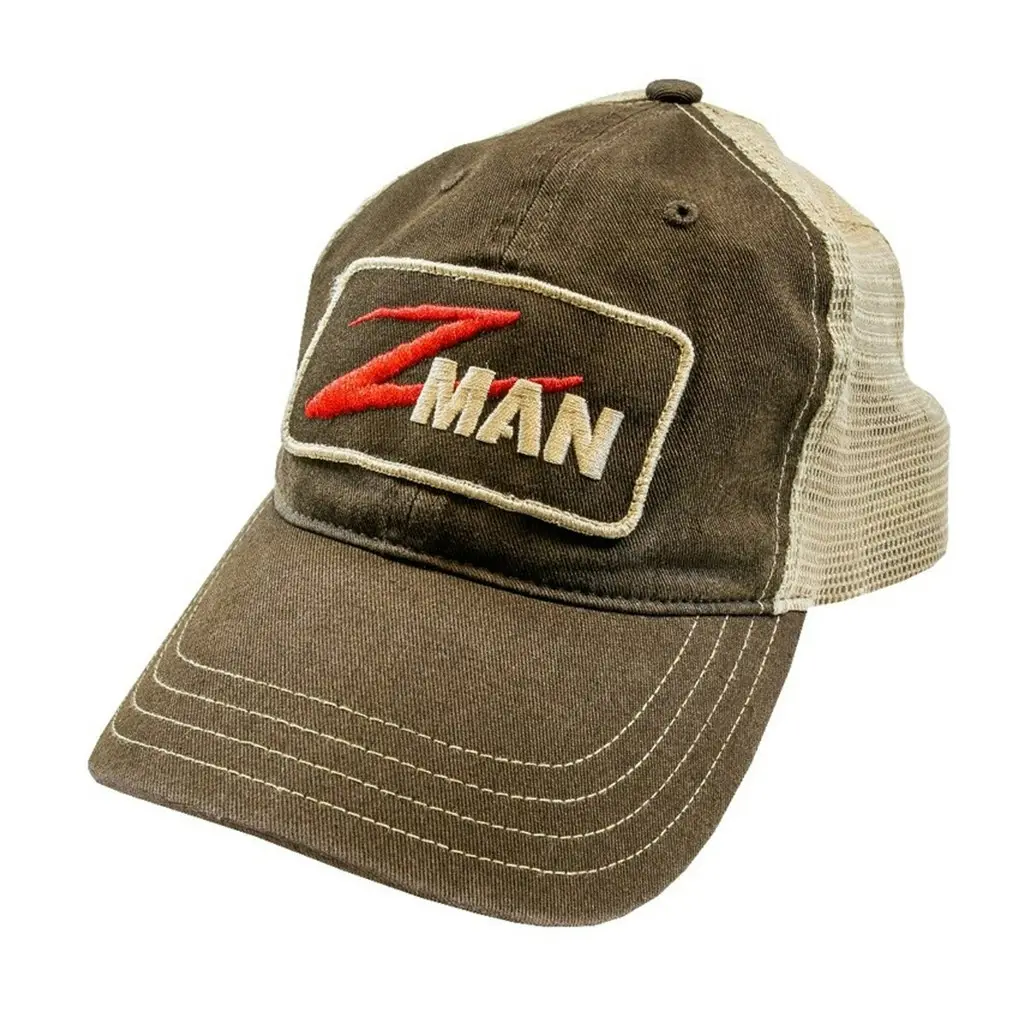 Zman Lures Patch TruckerZ Fishing Cap with Adjustable Strap - Fishing Hat