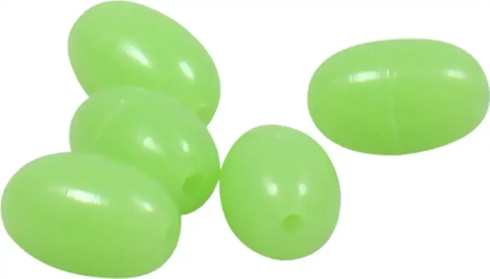 Surecatch Soft Oval Lumo Beads - Green Luminous Fishing Beads